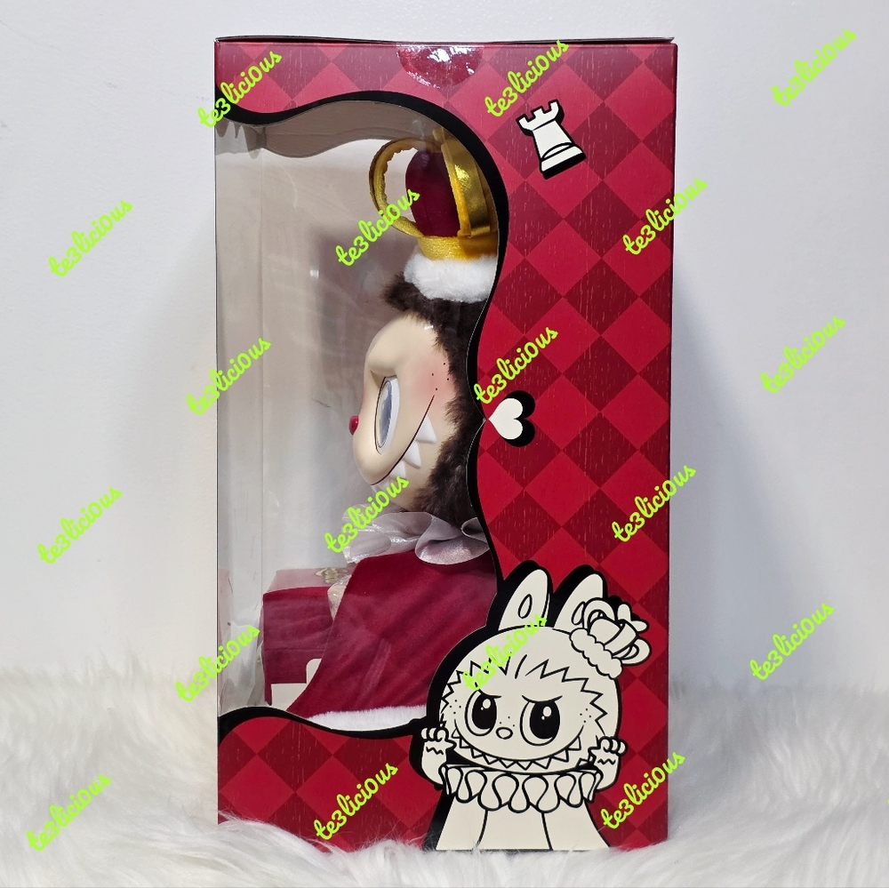 POP MART THE MONSTERS LET'S CHECKMATE KING VINYL PLUSH DOLL - Picture 10 of 15